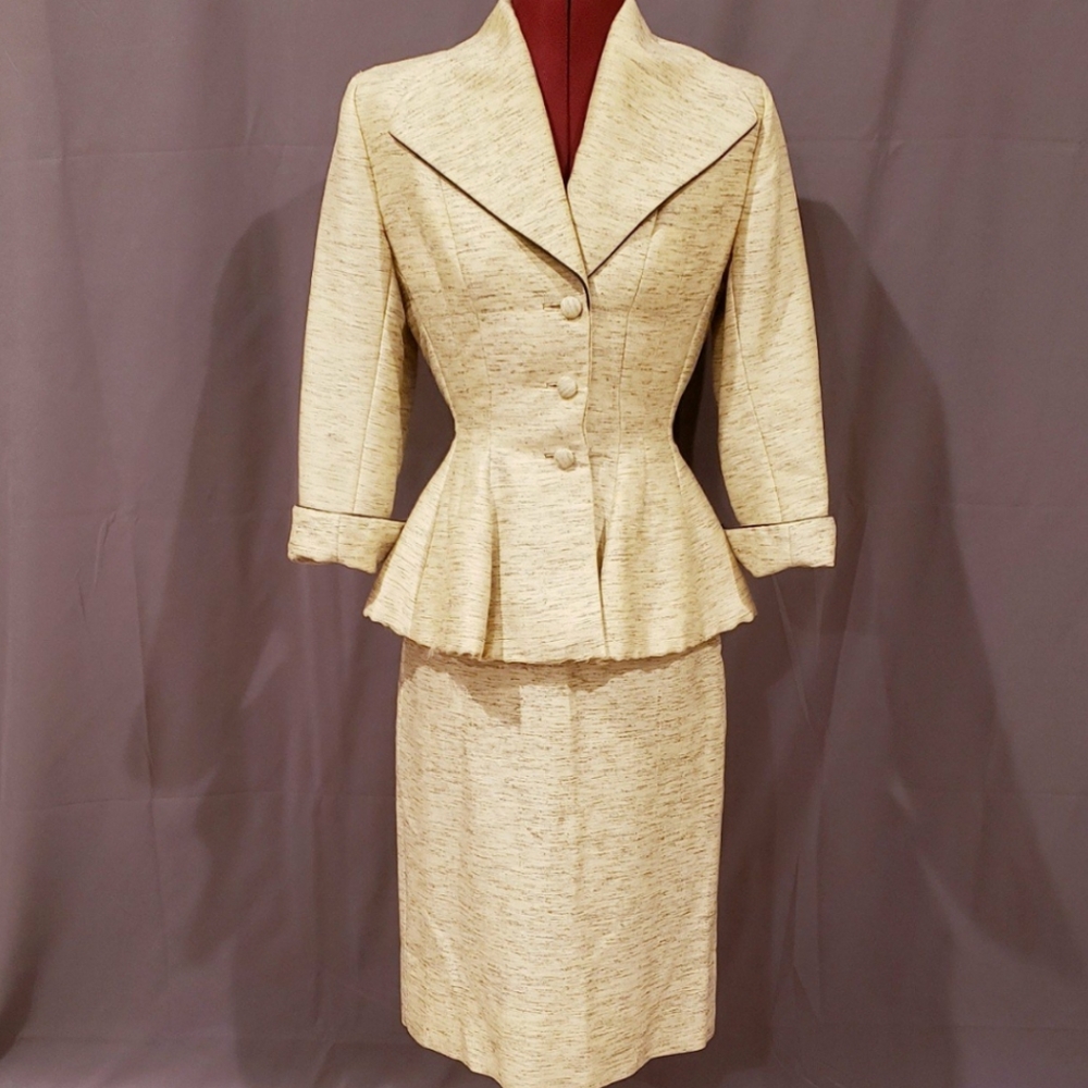 Rare 1940s Lilli Ann skirt suit set